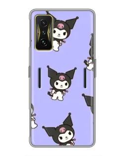 Чехол для Xiaomi POCO F4 GT с картинкой «Паттерн с Kuromi»