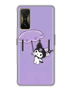 Чехол для Xiaomi POCO F4 GT с картинкой «Kuromi с зонтиком»