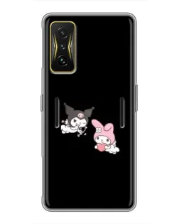 Чехол для Xiaomi POCO F4 GT с картинкой «My Melody и Kuromi»