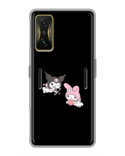 Чехол для Xiaomi POCO F4 GT с картинкой «My Melody и Kuromi»