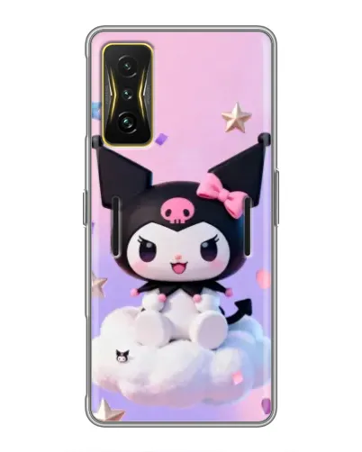 Чехол для Xiaomi POCO F4 GT с картинкой «Рок-звезда Kuromi»