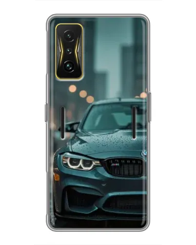 Чохол для Xiaomi POCO F4 GT з картинкою «BMW у вогнях міста» Чохол для Xiaomi POCO F4 GT з картинкою «BMW у вогнях міста»