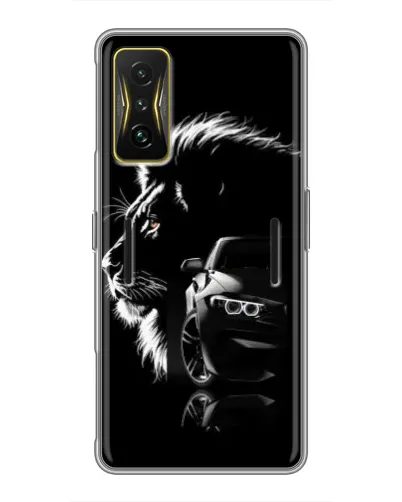 Чохол для Xiaomi POCO F4 GT з картинкою «BMW та лев» Чохол для Xiaomi POCO F4 GT з картинкою «BMW та лев»