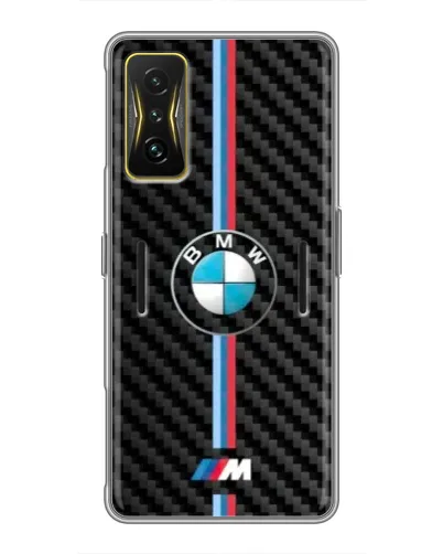 Чохол для Xiaomi POCO F4 GT з картинкою «Емблема BMW та карбон» Чохол для Xiaomi POCO F4 GT з картинкою «Емблема BMW та карбон»