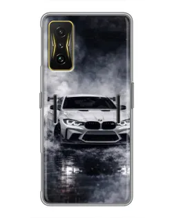 Чохол для Xiaomi POCO F4 GT з картинкою «BMW крізь туман»