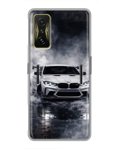 Чохол для Xiaomi POCO F4 GT з картинкою «BMW крізь туман» Чохол для Xiaomi POCO F4 GT з картинкою «BMW крізь туман»