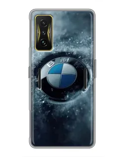 Чохол для Xiaomi POCO F4 GT з картинкою «Логотип BMW — лід»