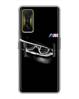 Чохол для Xiaomi POCO F4 GT з картинкою «BMW — погляд тигра»