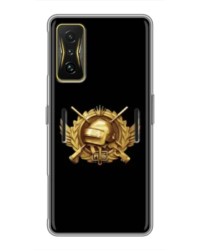 Чохол для Xiaomi POCO F4 GT з картинкою «PUBG — помаранчевий градієнт»