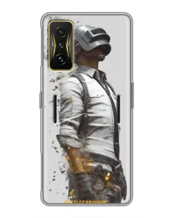 Чохол для Xiaomi POCO F4 GT з картинкою «PUBG — боєць у пилу»