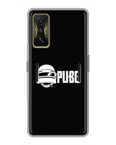 Чохол для Xiaomi POCO F4 GT з картинкою «PUBG — класичний лого»