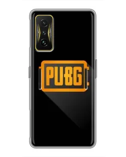 Чохол для Xiaomi POCO F4 GT з картинкою «PUBG — рамка лого»