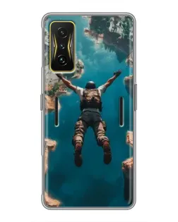 Чохол для Xiaomi POCO F4 GT з картинкою «PUBG — вільне падіння»