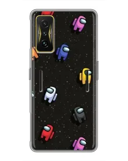 Чохол для Xiaomi POCO F4 GT з картинкою «Космічний патерн Among Us»