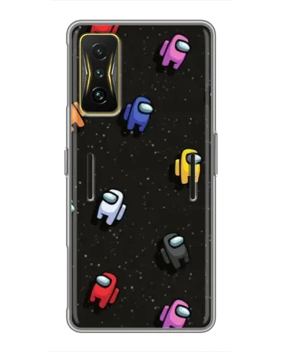 Чохол для Xiaomi POCO F4 GT з картинкою «Космічний патерн Among Us»