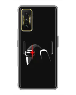 Чохол для Xiaomi POCO F4 GT з картинкою «Among Us шолом»