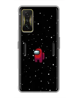 Чохол для Xiaomi POCO F4 GT з картинкою «Червоний Among Us»