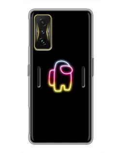 Чохол для Xiaomi POCO F4 GT з картинкою «Among Us градієнт»