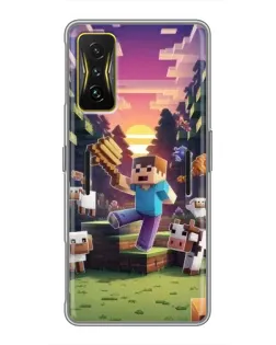 Чохол для Xiaomi POCO F4 GT з картинкою «Стів на фермі»
