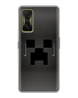 Чохол для Xiaomi POCO F4 GT з картинкою «Чорний кріпер градієнт»