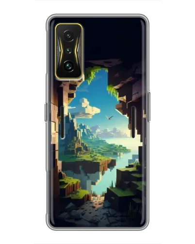 Чохол для Xiaomi POCO F4 GT з картинкою «Вид з печери»