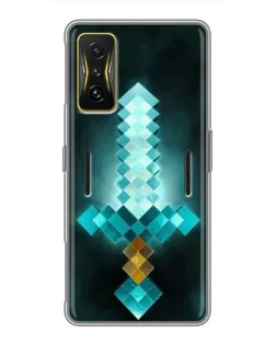 Чохол для Xiaomi POCO F4 GT з картинкою «Алмазний меч неон»