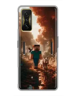 Чохол для Xiaomi POCO F4 GT з картинкою «Стів у лісі»
