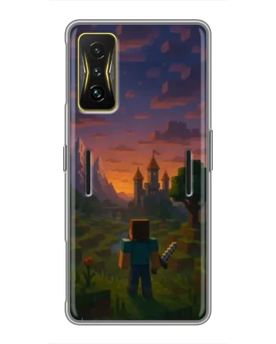 Чохол для Xiaomi POCO F4 GT з картинкою «Стів біля вежі»