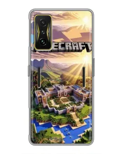 Чохол для Xiaomi POCO F4 GT з картинкою «Minecraft панорама»