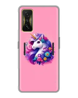 Чехол для Xiaomi POCO F4 GT с картинкой «Сказочный единорог»