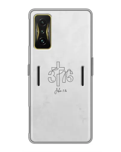 Чохол для Xiaomi POCO F4 GT з картинкою «Івана 3:16 Хрест»