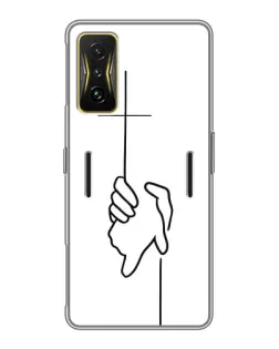 Чохол для Xiaomi POCO F4 GT з картинкою «Рука тримає»