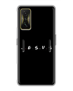 Чохол для Xiaomi POCO F4 GT з картинкою «Крапки віри J.E.S.U.S.»