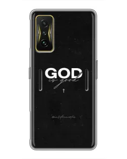 Чохол для Xiaomi POCO F4 GT з картинкою «GOD — Бог над усім»