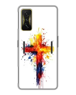 Чохол для Xiaomi POCO F4 GT з картинкою «Акварельний хрест»