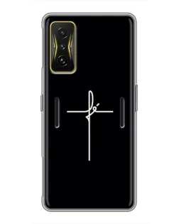 Чехол для Xiaomi POCO F4 GT с картинкой «Тонкий крест»