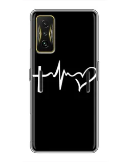 Чехол для Xiaomi POCO F4 GT с картинкой «Пульс веры»