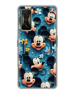 Чохол для Xiaomi POCO F4 GT з картинкою «Паттерн Міккі та Мінні»