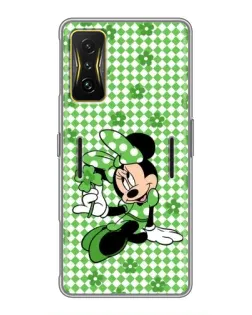 Чехол для Xiaomi POCO F4 GT с картинкой «Mickey в клетку»