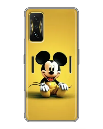 Чохол для Xiaomi POCO F4 GT з картинкою «Міккі на жовтому»