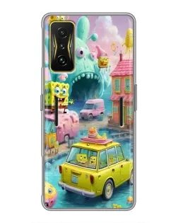 Чехол для Xiaomi POCO F4 GT с картинкой «Монстр-трак приключения»