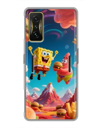 Чохол для Xiaomi POCO F4 GT з картинкою «Космічний фастфуд»