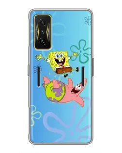 Чохол для Xiaomi POCO F4 GT з картинкою «Спанч Боб та Патрік»