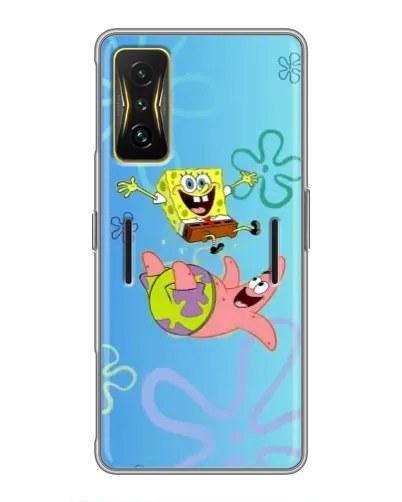 Чохол для Xiaomi POCO F4 GT з картинкою «Спанч Боб та Патрік»