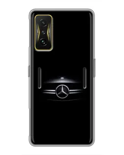 Чохол для Xiaomi POCO F4 GT з картинкою «Mercedes — абстрактні лінії»