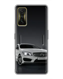 Чохол для Xiaomi POCO F4 GT з картинкою «Mercedes AMG GT Silver»