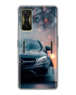 Чохол для Xiaomi POCO F4 GT з картинкою «Mercedes — нічне місто»