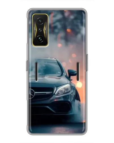 Чохол для Xiaomi POCO F4 GT з картинкою «Mercedes — нічне місто»