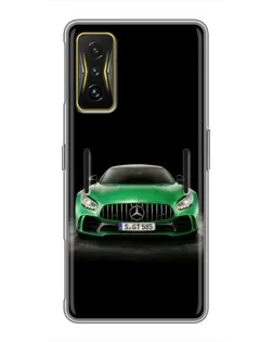 Чохол для Xiaomi POCO F4 GT з картинкою «Mercedes — неоновий лого»