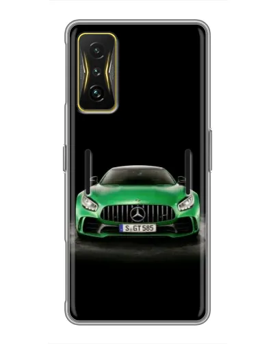 Чохол для Xiaomi POCO F4 GT з картинкою «Mercedes — неоновий лого»